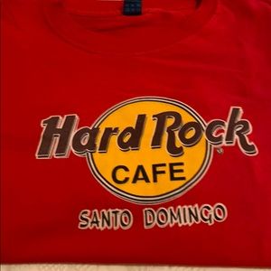 VTG Almar “Hard Rock” red Santo Domingo XL T-shirt